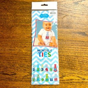Mud Pie Monthly Sticker Ties. Never opened. So cute!!